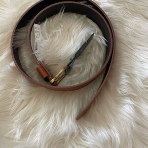 Universal Thread Tan Belt with Gold Buckle